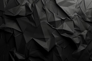   A monochrome image of assorted black and white papers of various shapes and sizes against a dark backdrop