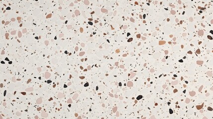 Fototapeta na wymiar Terrazzo texture, floor and wall pattern. Marble and granite stone abstract background for decoration interior, top view.
