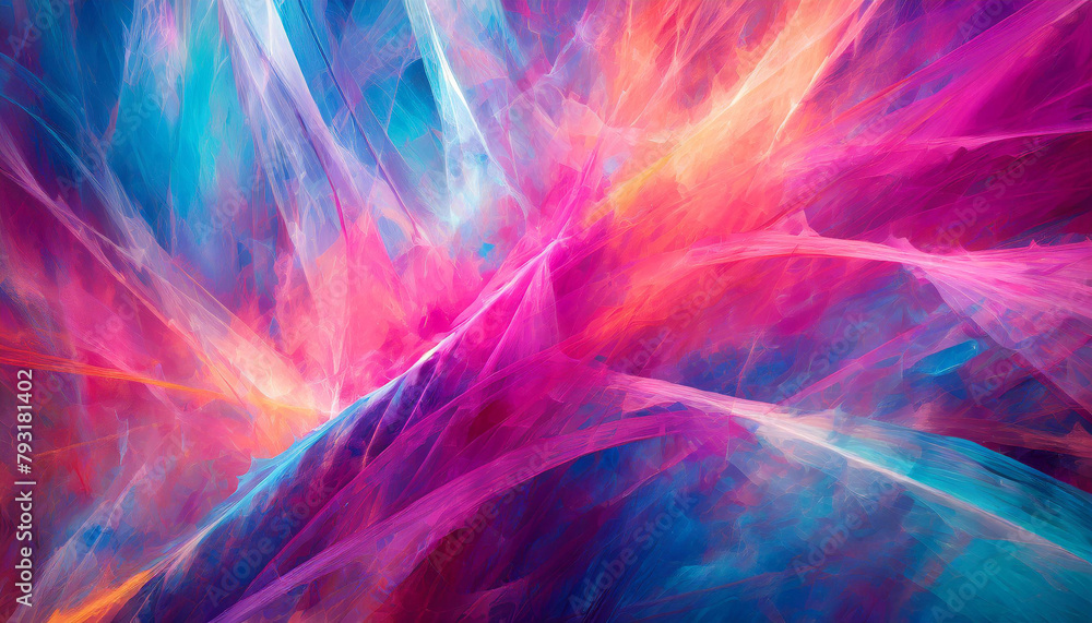 Aufkleber vibrant and dynamic background. abstract wavy pattern.