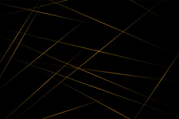 Abstract black with gold lines, triangles background modern design. Vector illustration EPS 10.
