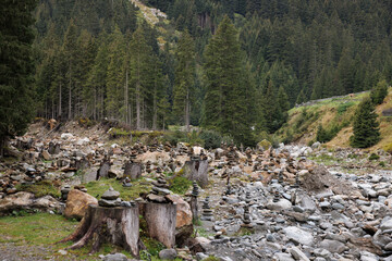 River between Neustift and Stubai Glacier