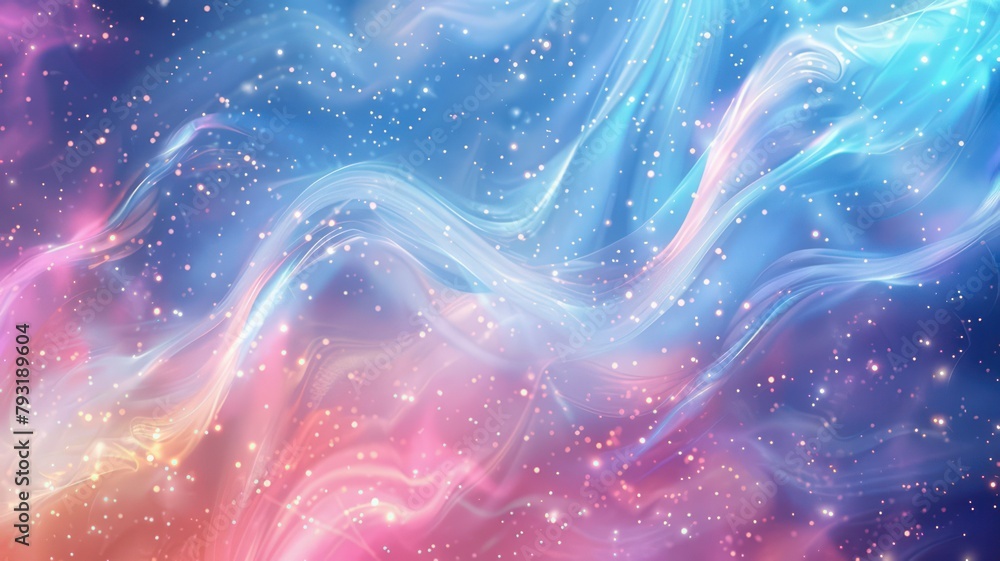 Poster light pink and purple shimmering glossy background created with generative ai