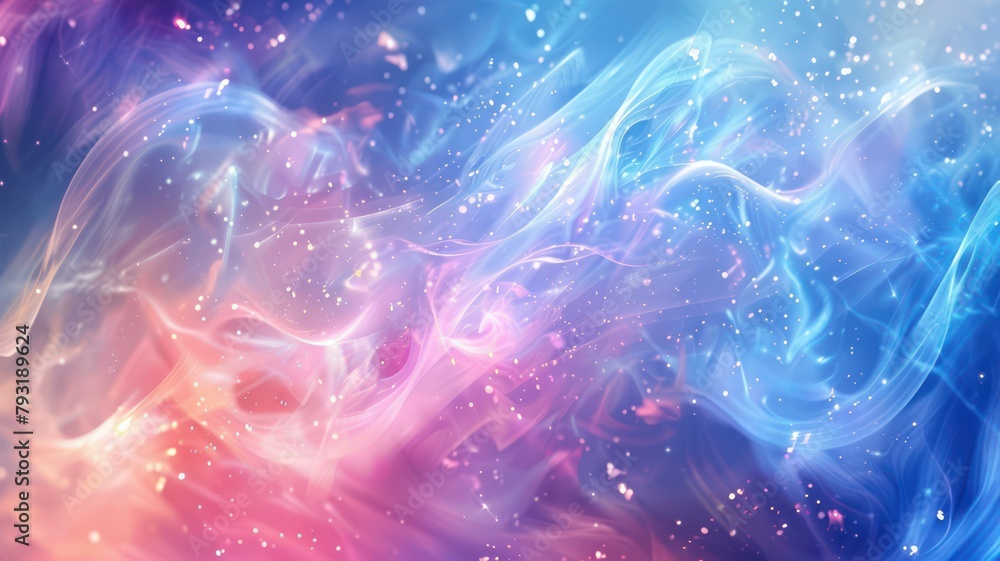 Poster light pink and purple shimmering glossy background created with generative ai