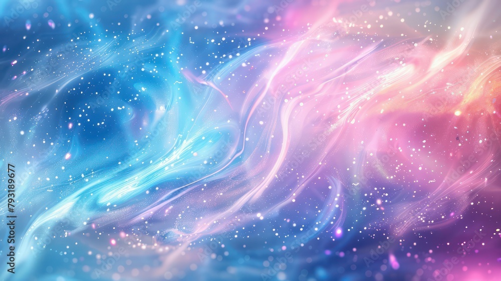 Poster light pink and purple shimmering glossy background created with generative ai