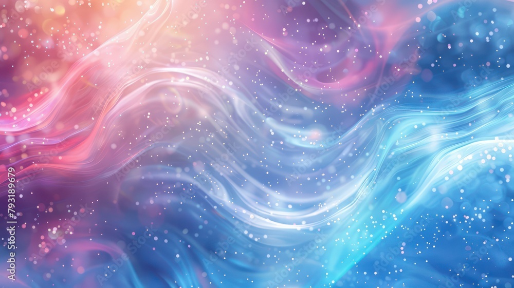 Poster light pink and purple shimmering glossy background created with generative ai