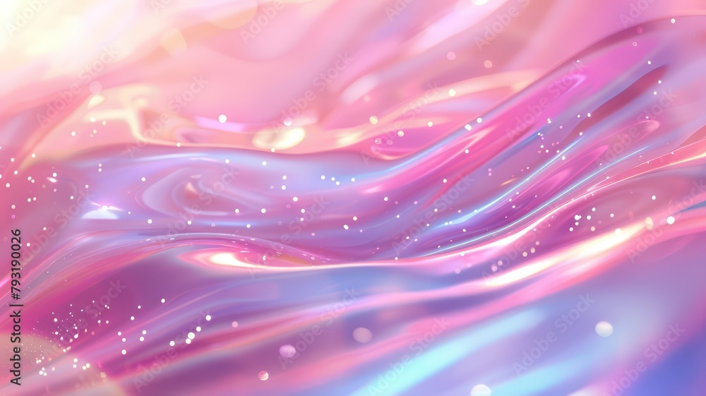 Poster light pink and purple shimmering glossy background created with generative ai