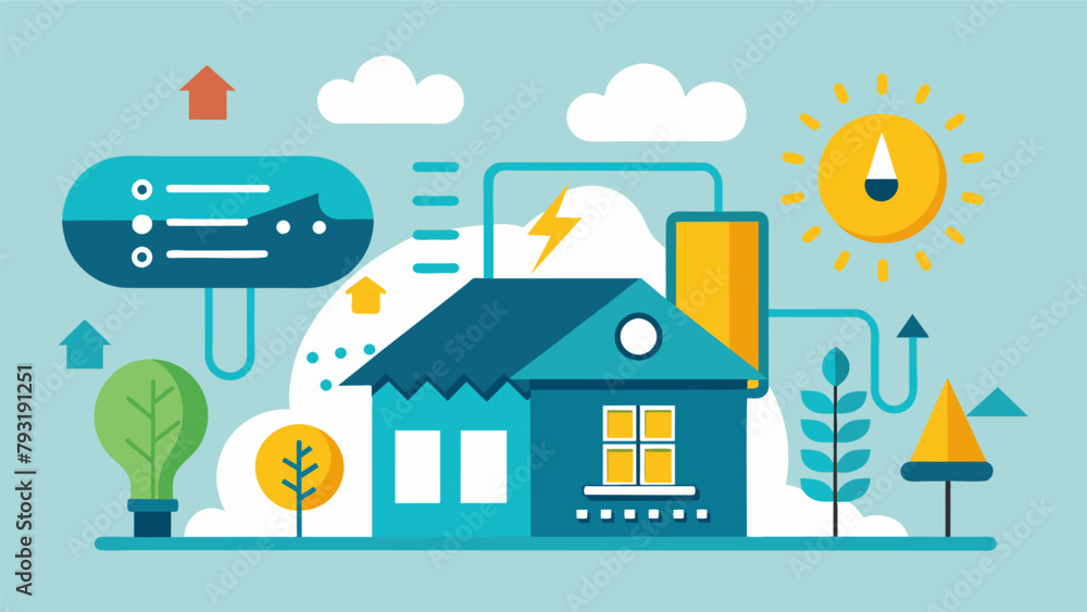 Poster a graphic showing the increase in energy bills during the summer months due to air conditioning usag