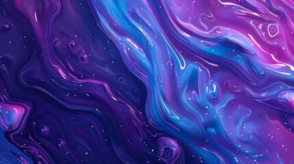 Enamel flat background showcasing blue and purple flowing composition
