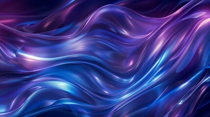 Enamel flat background showcasing blue and purple flowing arrangement
