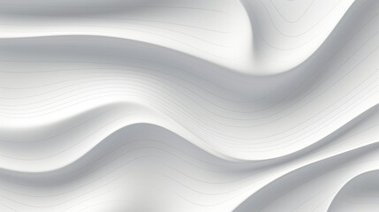A visually captivating image of white abstract waves, adding a touch of elegance and movement