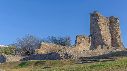 Historic Landmark Donjon Fortress Ruins in Old Town Krusevac Serbia