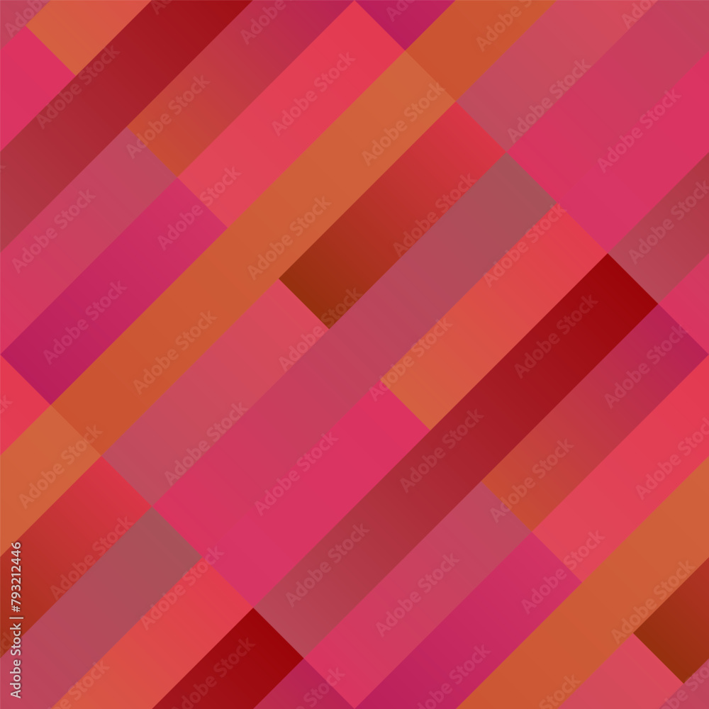 Poster gradient stripe pattern background - abstract vector design from diagonal rectangles