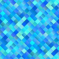 Seamless geometrical square pattern background - abstract geometric vector graphic design from diagonal squares