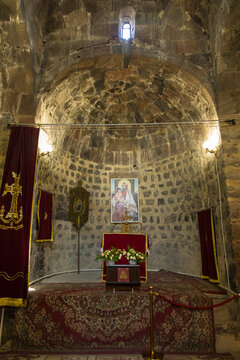 Interior of Sevanavank ,Sevanavank Monastery, in Armenia.