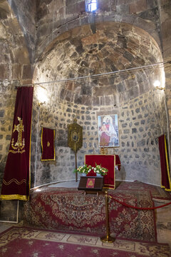 Interior of Sevanavank ,Sevanavank Monastery, in Armenia.