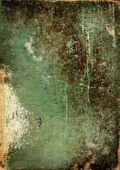 Book Cover Background Texture Mottled Green Brown Dirty White Grunge Worn