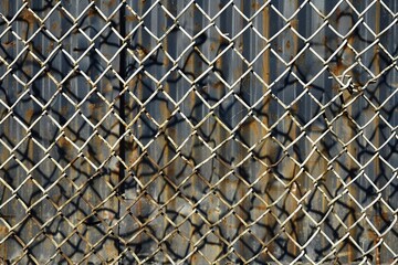 Industrial Strength Chainlink Fence Texture