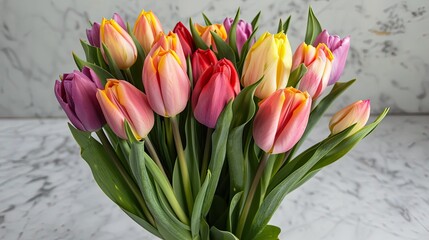 Celebrate Mother s Day in full bloom with a bouquet of beautiful tulips
