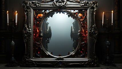 A mirror that shows the souls true form beyond appearances