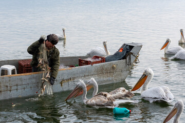 fishermen on the river
