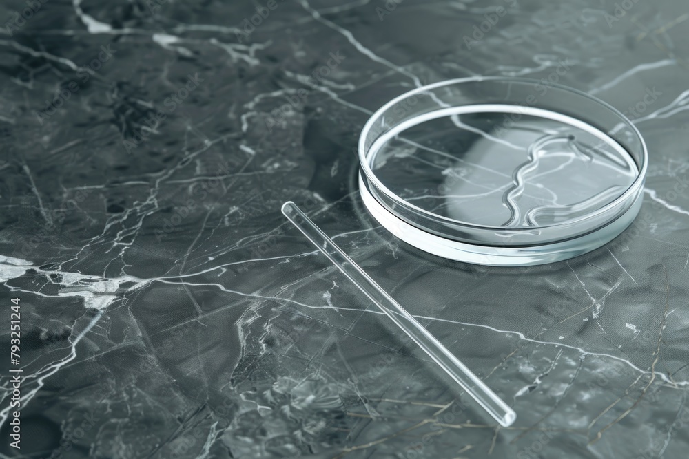Poster close up of a glass of water on a table, suitable for various concepts