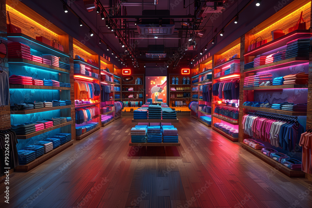 Poster a gamified shopping experience rewarding customers with points and rewards for completing tasks and 