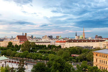 Blick über die wiener Innenstadt / View over Vienna city center