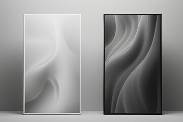 Minimalist Poet Book Covers: Artistic Blurred Lines Canvases