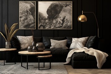Black Noise Texture Overlays for Modern Home Decor: Enhanced Elegance and Style