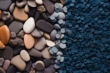 Deep Sea Color Palettes: Saltwater Tides & Pebble Textures Harmony