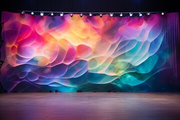 Festival Dynamic Backdrops: Ocean Waves Visuals for Beach Parties Extravaganza