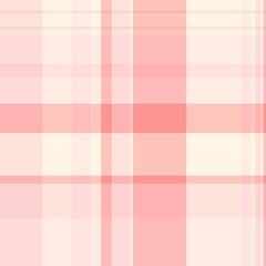 Vivid fabric texture textile, ornamental plaid tartan pattern. Free seamless background vector check in light and linen colors.