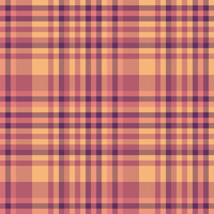 Textile background seamless of pattern texture fabric with a tartan check plaid vector.