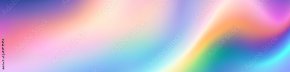 Wall mural abstract colorful gradient background with grain and noise texture. gradient waves, background for b