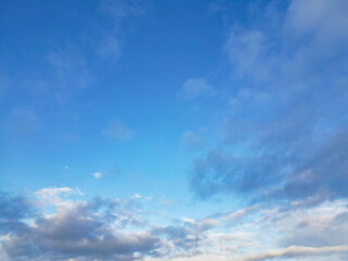 Naklejka na ściany i meble Beautiful Sky and Clouds over Oxford City of England UK