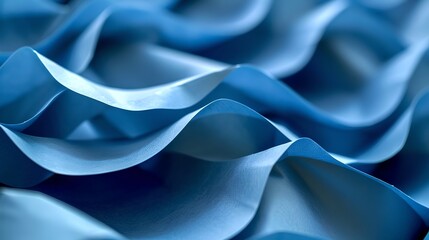 Abstract Blue Waves Texture Background. Elegance and Simplicity in Design. Ideal for Wallpapers and Modern Graphics. Serene and Stylish. AI