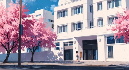 Serene Spring Blossoms