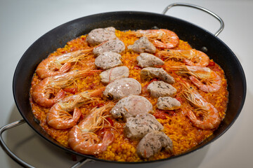 ARROZ DE GAMBONES Y DE SOLOMILLO