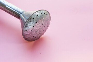 Zinc watering can for showering plants