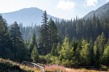 Landscape of area of Tiha Rila, Rila mountain, Bulgaria