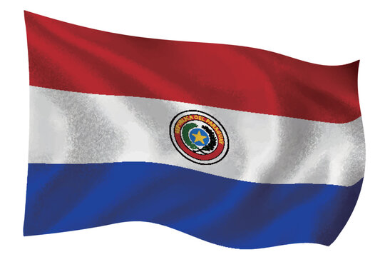 パラグアイ　国　旗　世界　アイコン