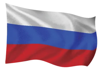 Zelfklevend Fotobehang ロシア　国　旗　世界　アイコン © J BOY