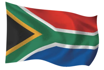 Fotobehang 南アフリカ　国　旗　世界　アイコン © J BOY