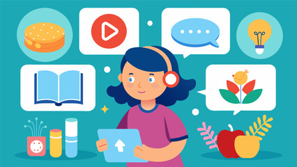 A language learning game that incorporates visual auditory and tactile cues to stimulate all senses and aid in memory retention..