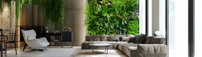 A living room with a green wall, a large comfortable sofa, and a coffee table.