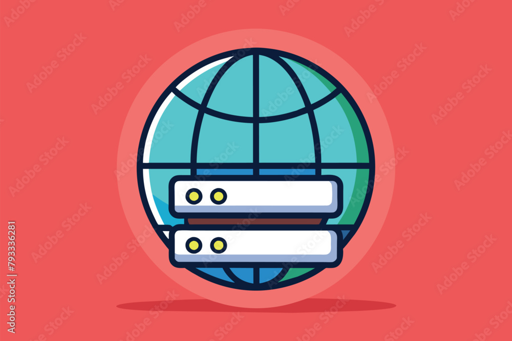 Poster a stack of books resting on top of a globe, symbolizing education and global learning, web hosting i