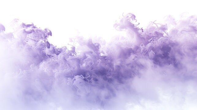 A purple cloud with a white background