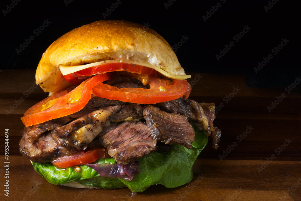 Poster roast beef sandwich