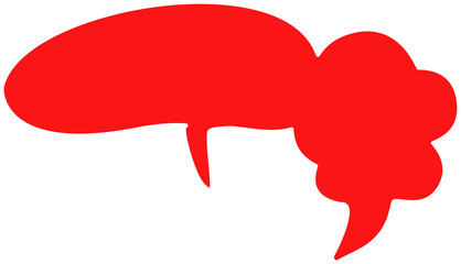 Colorful speech bubble