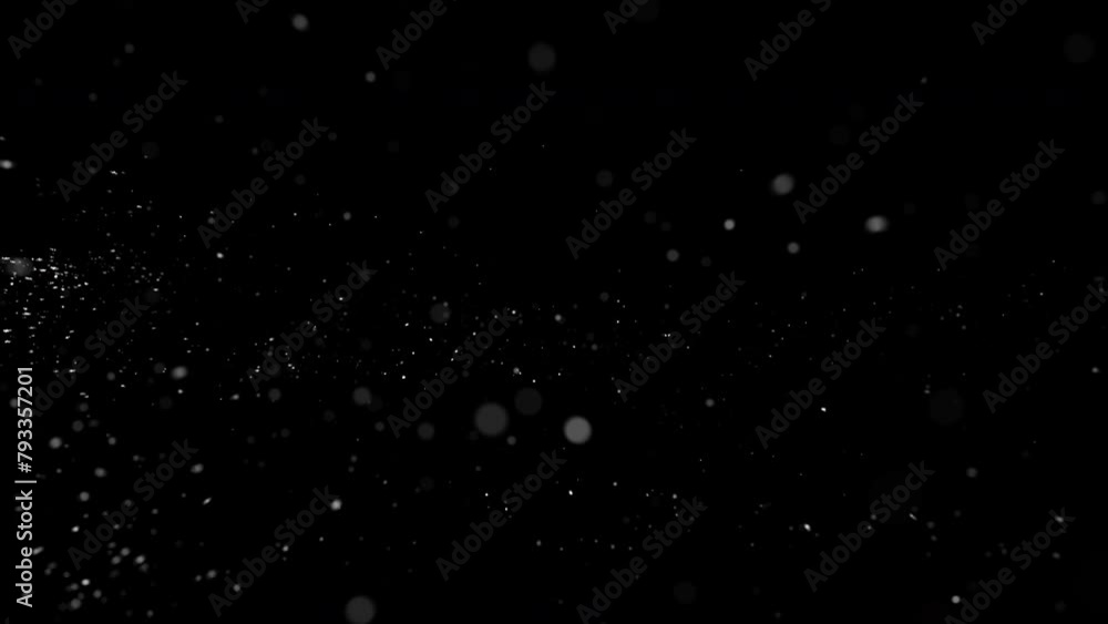 Poster 4k bokeh lights. holiday motion background. glowing particle abstract. 2160p 60fps. exploding partic